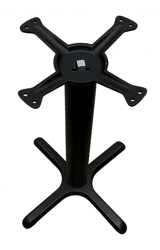 Cross Black Table Base