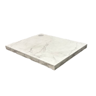 2" Duro Table Top Marble Carrara