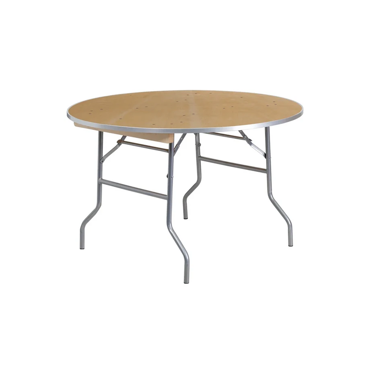 Gerry 4' Round Birchwood Banquet Table