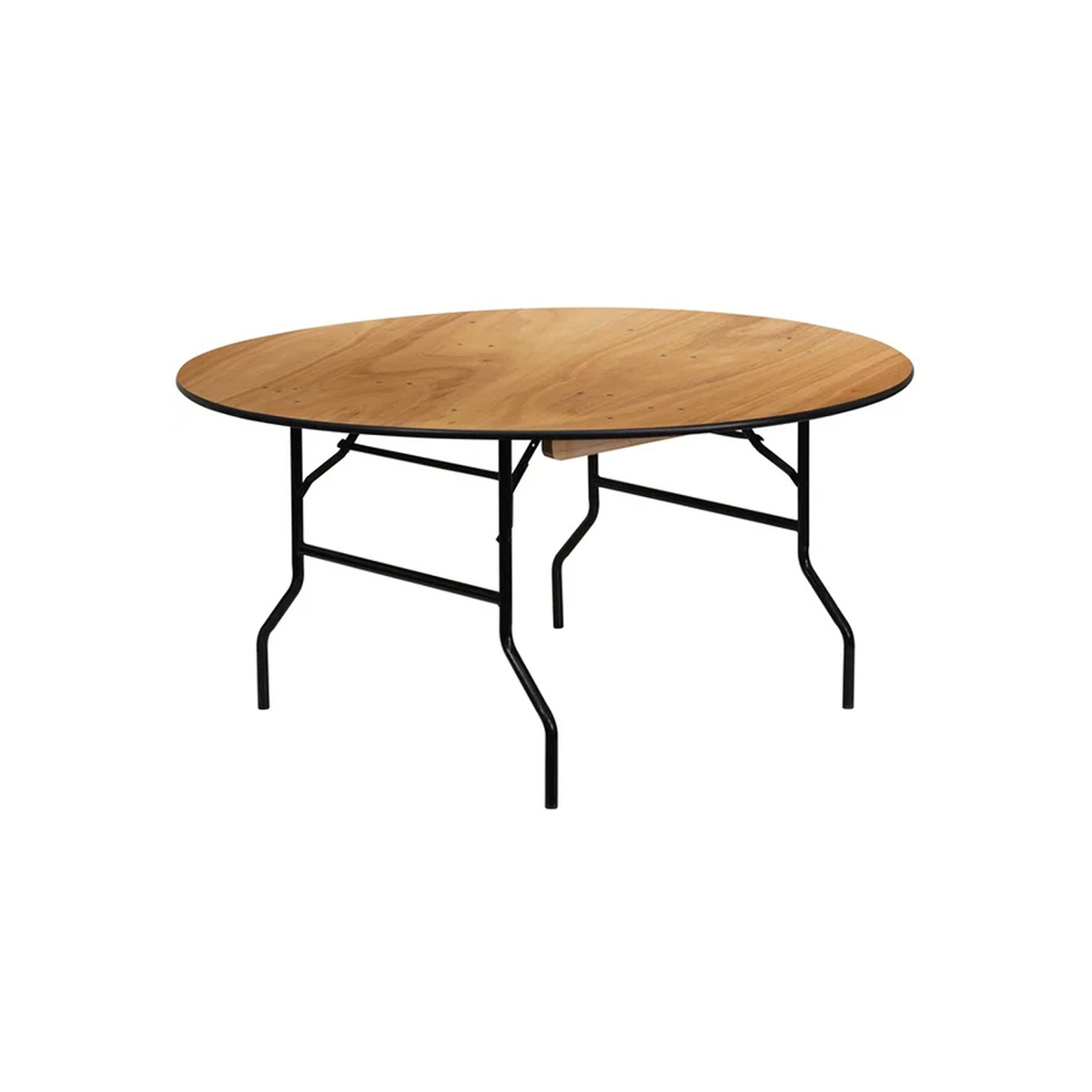 Gerry 5' Round Wood Banquet Table