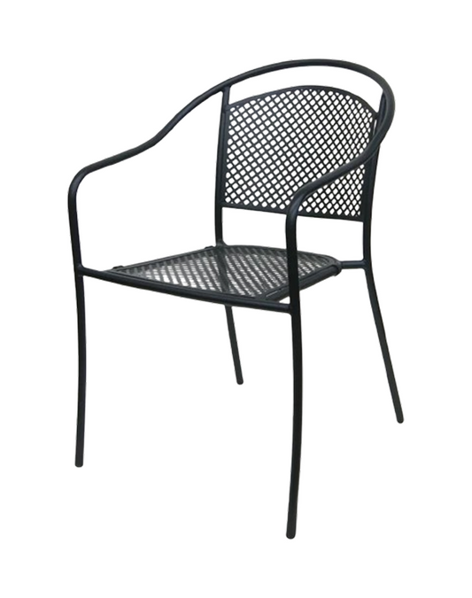 Vaughn Mesh Metal Arm Chair