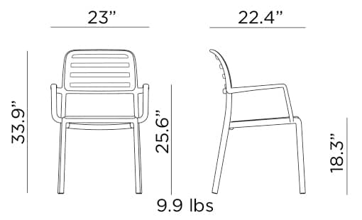 Costa Arm Chair
