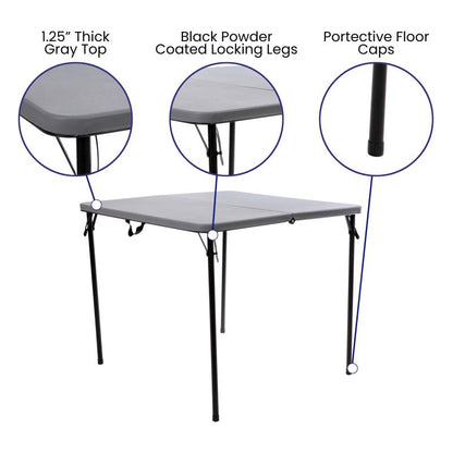 Dunham Square Bi-Fold Folding Table