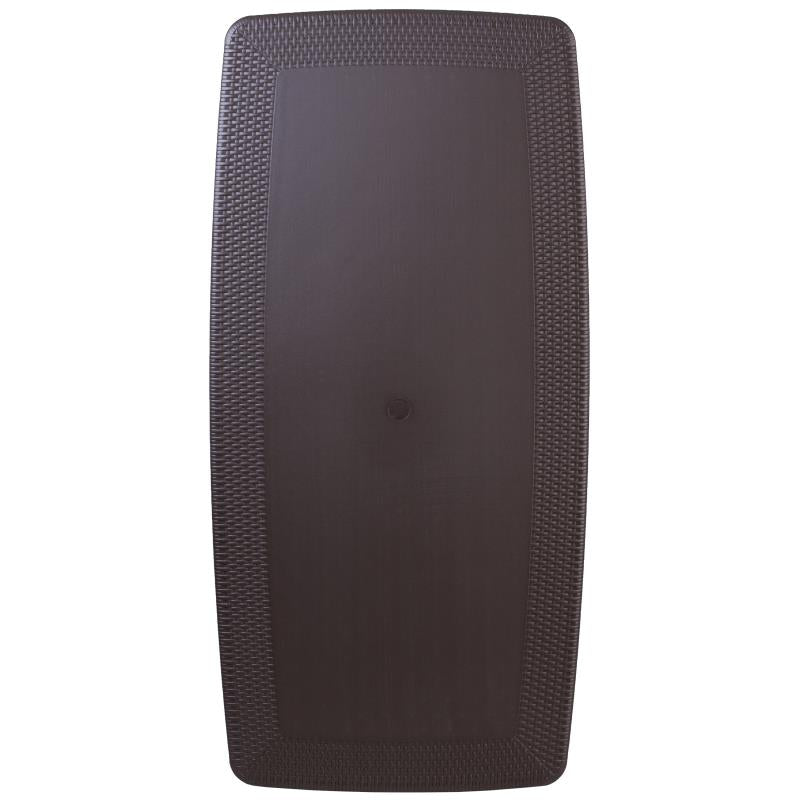 Elon 5.5' Rattan Folding Table
