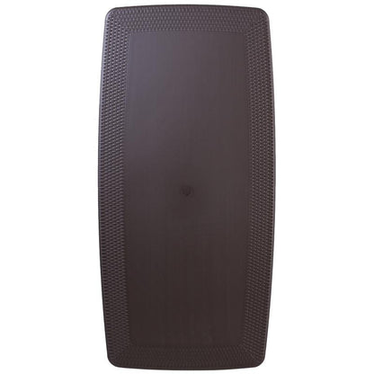 Elon 5.5' Rattan Folding Table