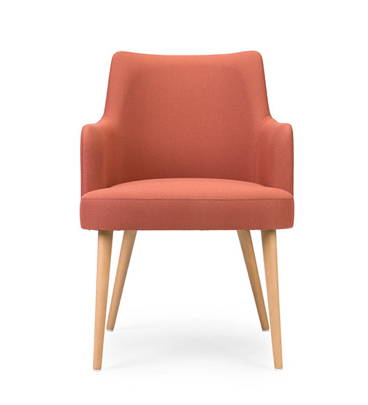 Kelly 04 Maple 2 Arm Chair