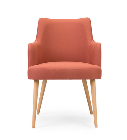 Kelly 04 Maple 2 Arm Chair