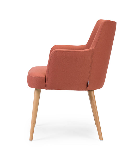 Kelly 04 Maple 2 Arm Chair
