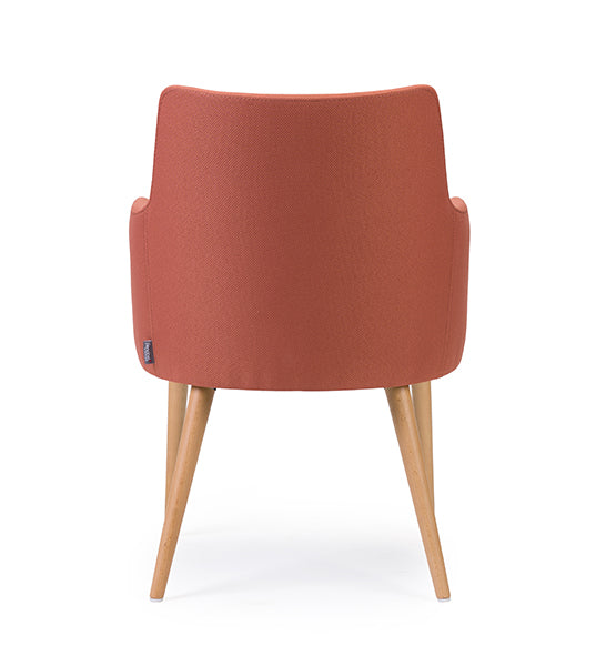 Kelly 04 Maple 2 Arm Chair