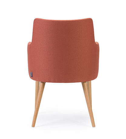 Kelly 04 Maple 2 Arm Chair