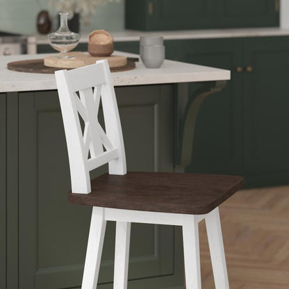 Harlow Farmhouse Swivel Stool