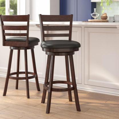 Ashcroft Ladder-Back Swivel Stool