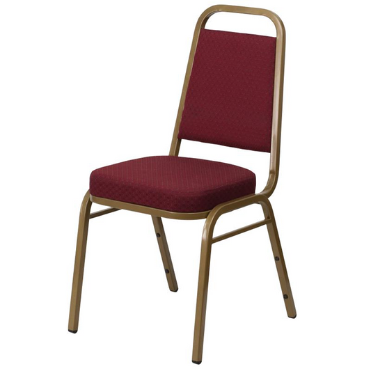Trapezoidal Back Stacking Banquet Fabric Chair