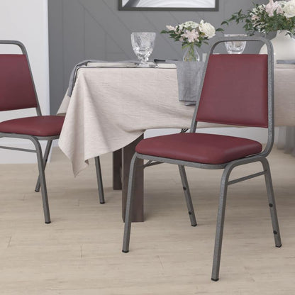 Trapezoidal Back Stacking Banquet Vinyl Chair