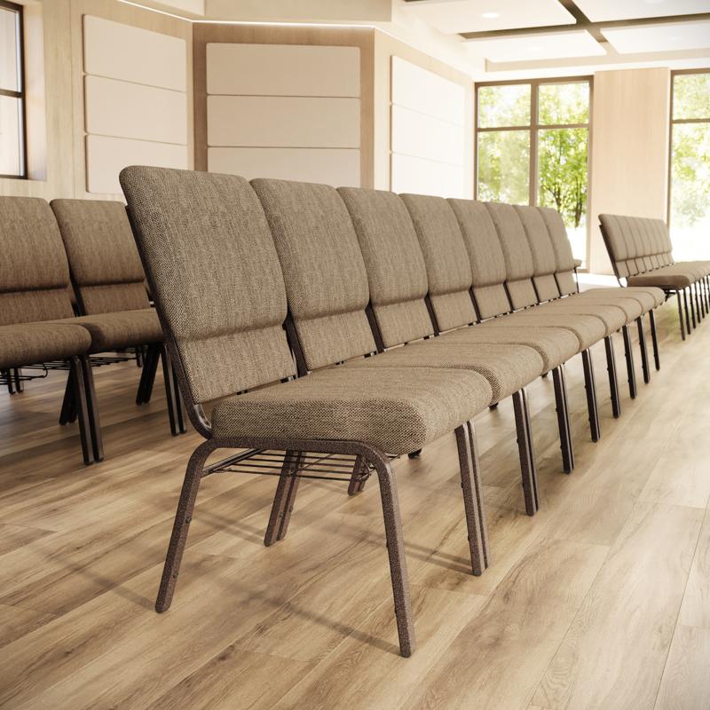 Sanctuary Church Chair with Cup Book Rack