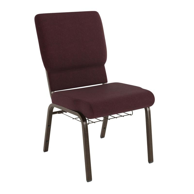 Sanctuary Church Chair with Cup Book Rack