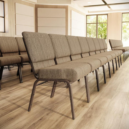 Sanctuary Church Chair with Book Rack