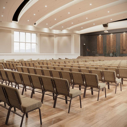 Sanctuary Church Chair with Book Rack