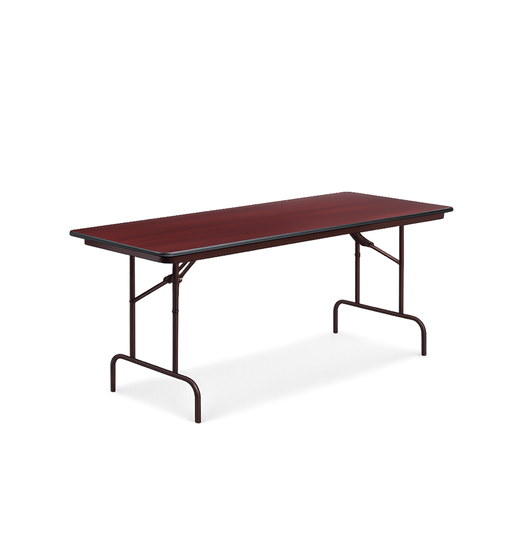 Mahogany Folding Banquet Table High Pressure