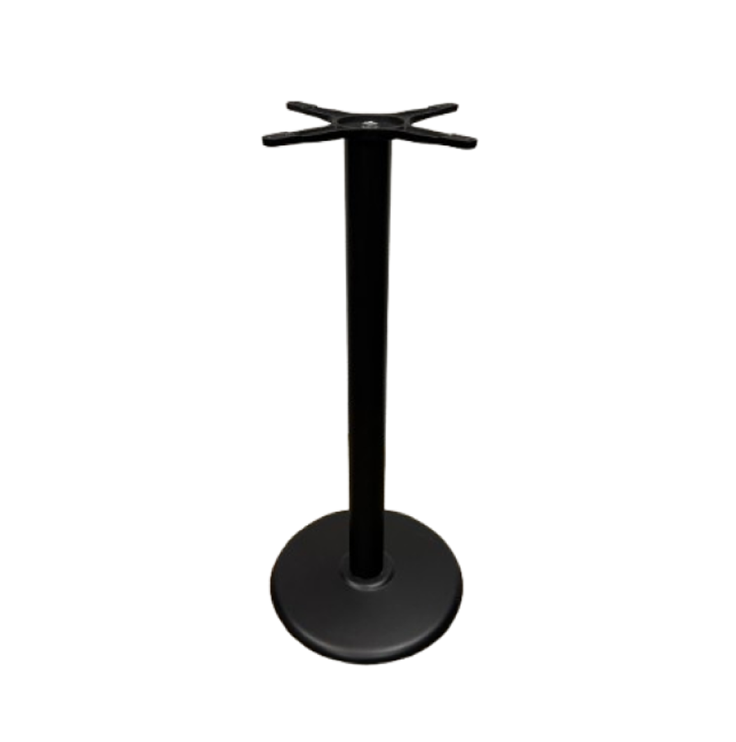24" Black Round Restaurant Table Base