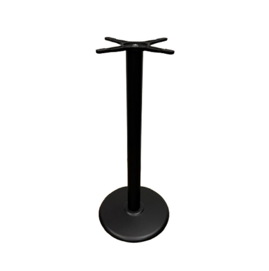 24" Black Round Restaurant Table Base