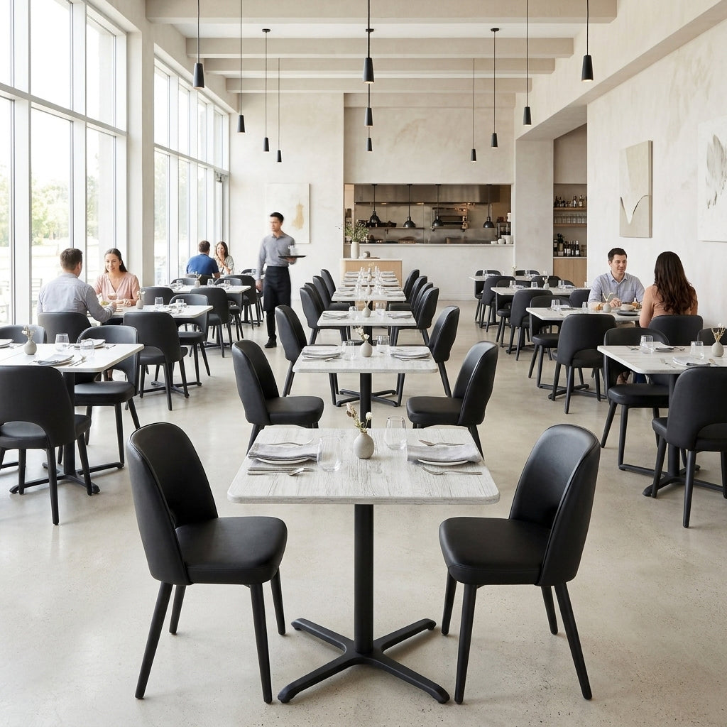 Seamless Edge Gray Barn Laminate Table Top