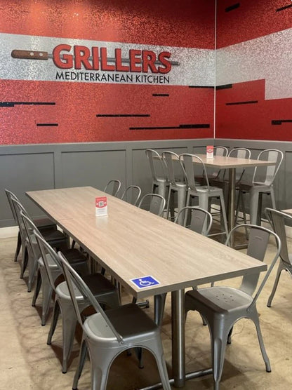 1.5" Laminate Top Light Grey