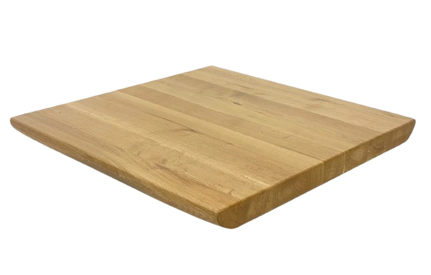 2" Plank White Oak Live Edge Natural Table Top