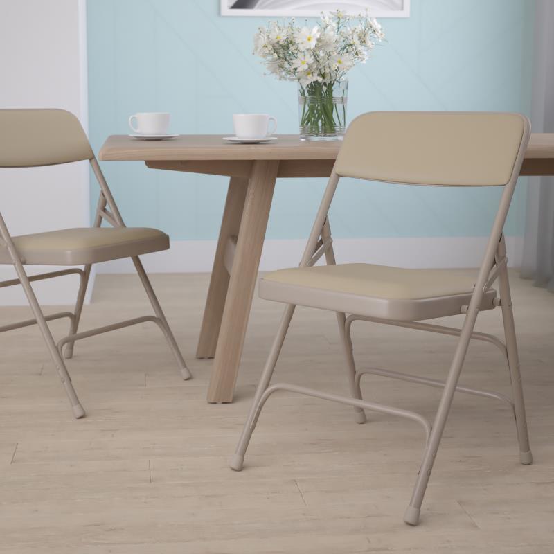 Hartwell Vinyl Folding Chair
