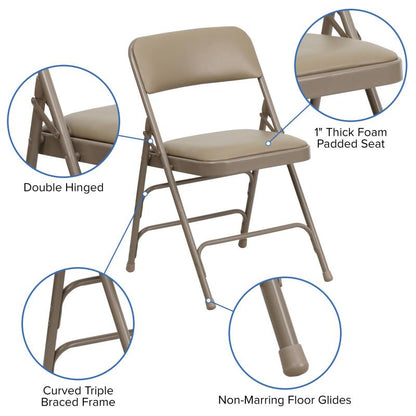 Hartwell Vinyl Folding Chair