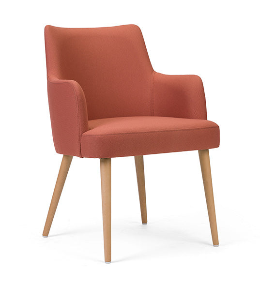 Kelly 04 Maple 2 Arm Chair