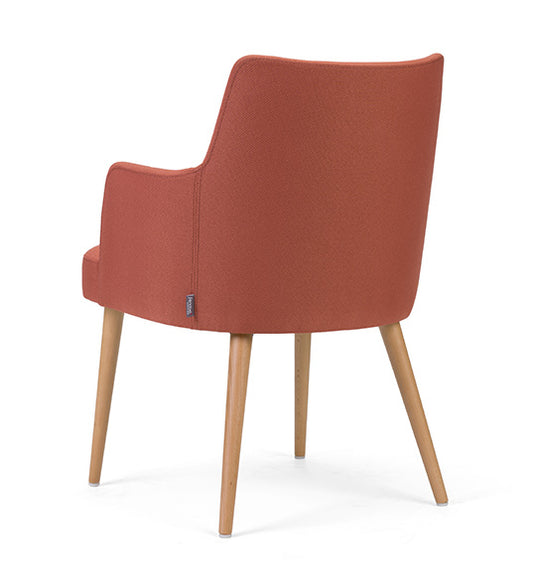 Kelly 04 Maple 2 Arm Chair
