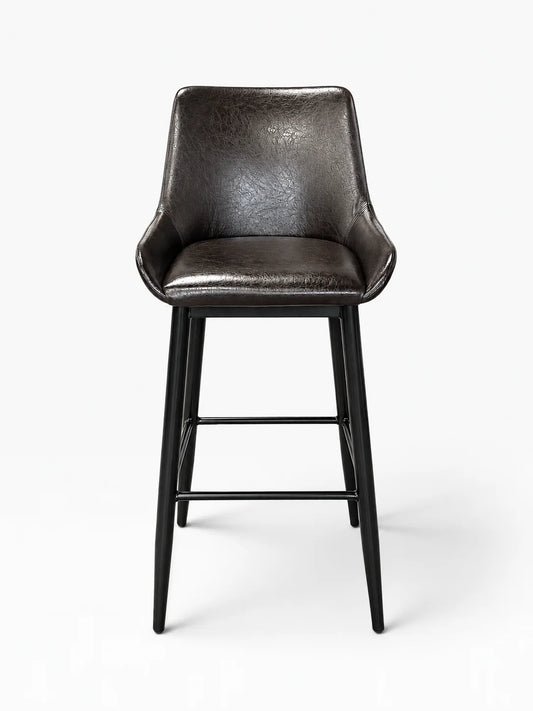 Brown Metal Barstool