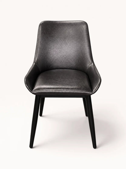 Brown Metal Side Chair