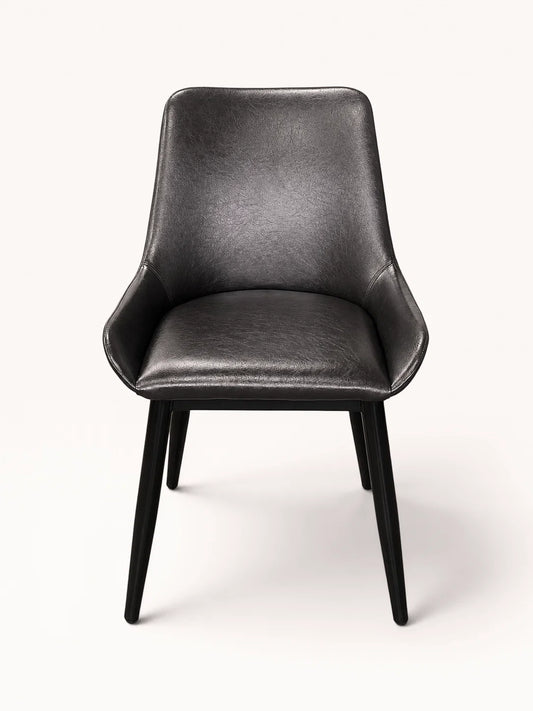 Brown Metal Side Chair