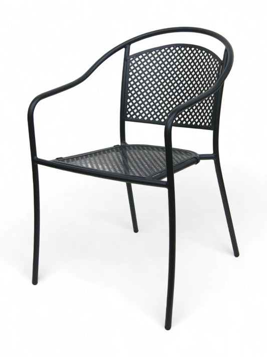 Vaughn Mesh Metal Arm Chair