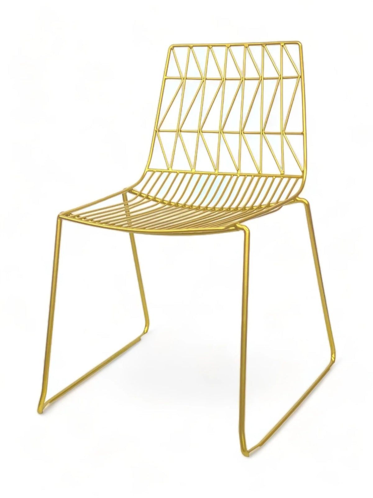 Nova Gold Wire Chair