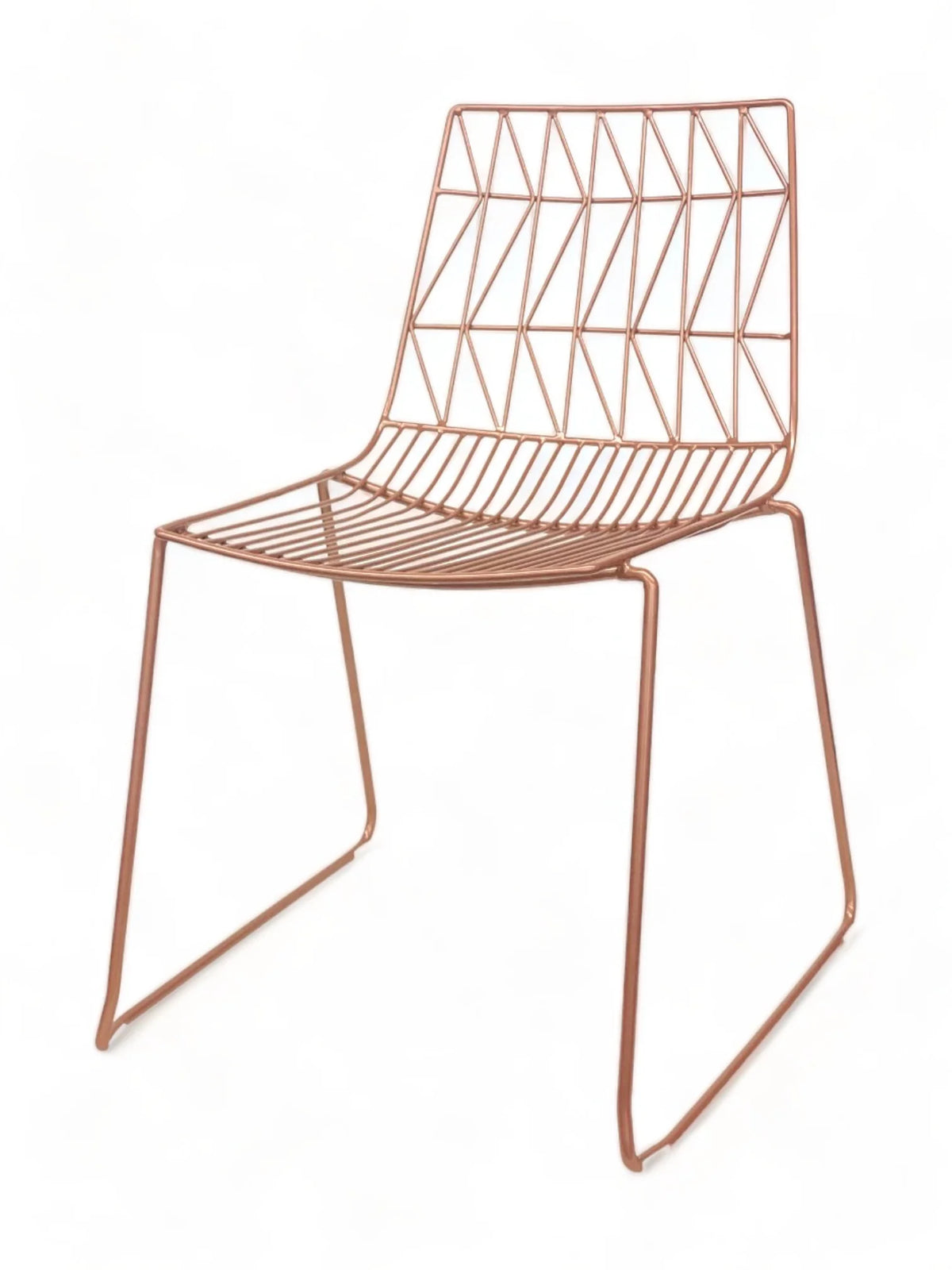Nova Gold Wire Chair