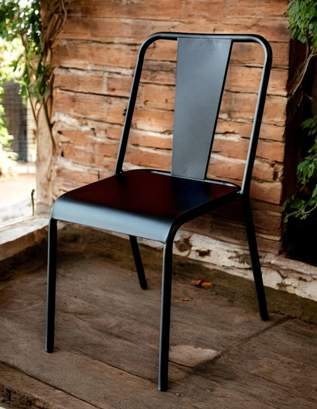 Reed Metal Café Chair