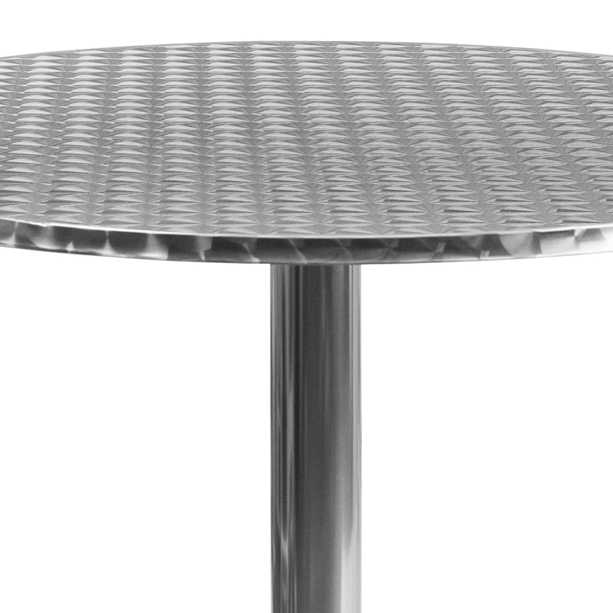 Mellie Round Aluminum Table