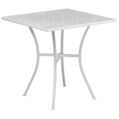 Oia Square Steel Patio Table