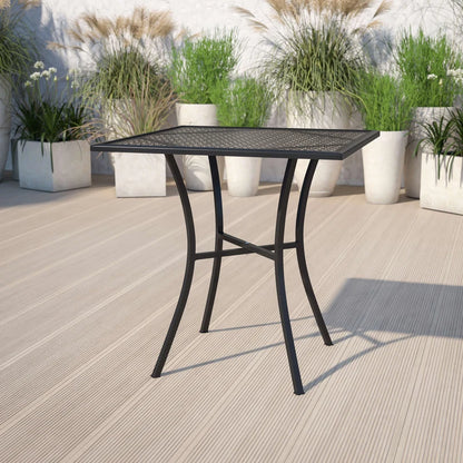 Oia Square Steel Patio Table