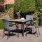 Pilano Arm Chair W/ Gray/Silver