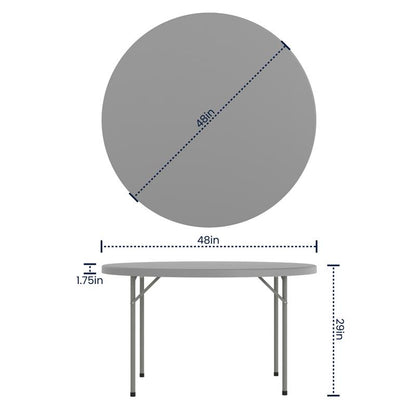 Kathryn 4' Round Folding Table