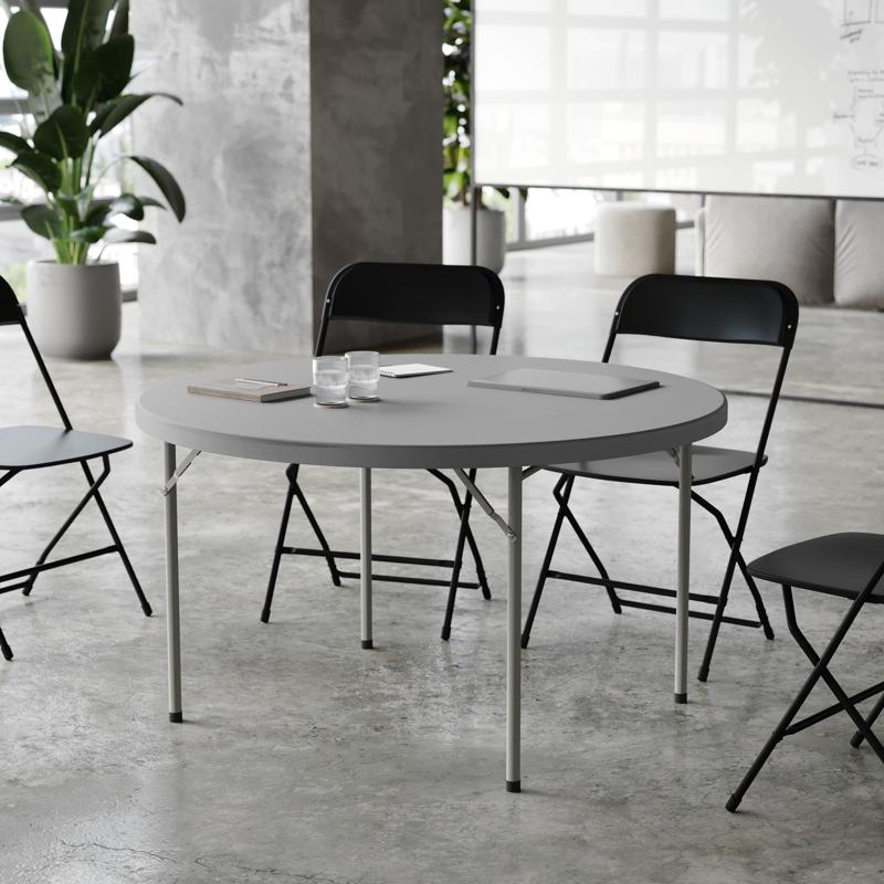 Kathryn 4' Round Folding Table