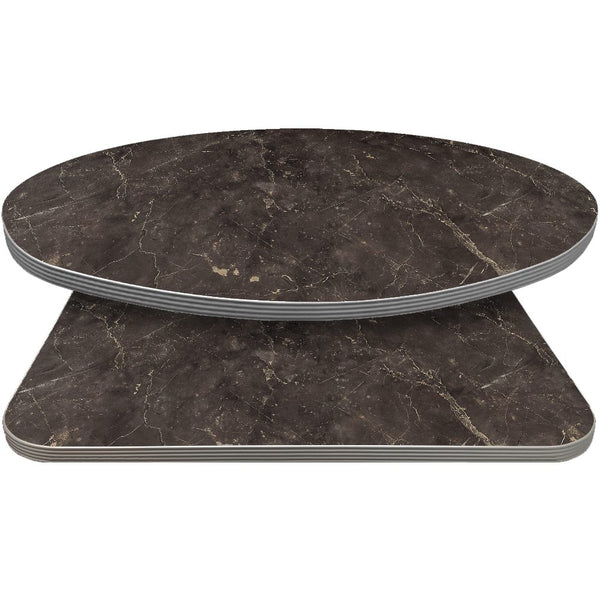 2" PVC edge laminate top Chocolate Slate