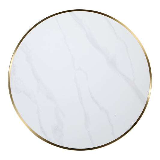 White Marble Sintered Stone Table Top
