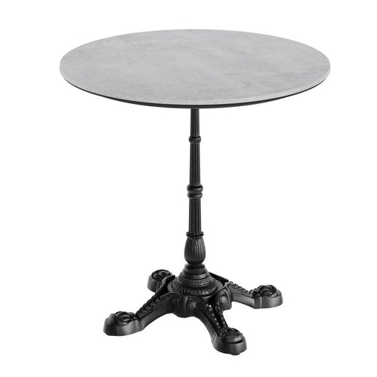 31.25" Round Tabletop in Gray Faux Concrete