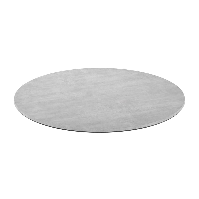 Round Carrara Seamless Laminate Table Top