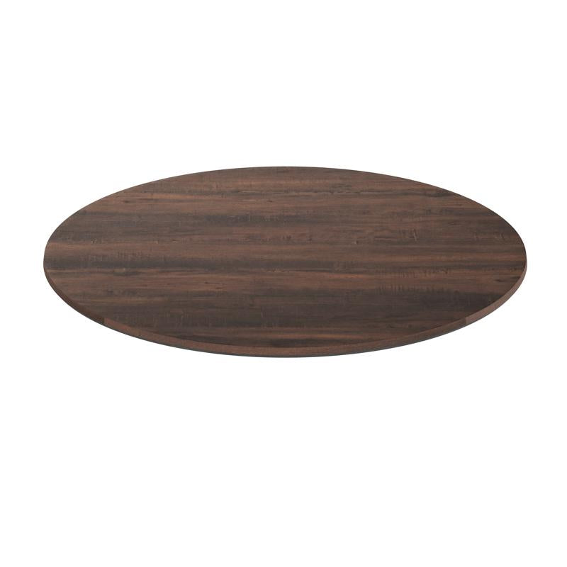 Round Carrara Seamless Laminate Table Top